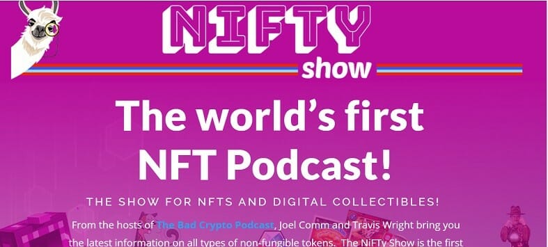 The Nifty Show Worlds First NFT Podcast