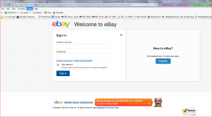 Ebay phish site